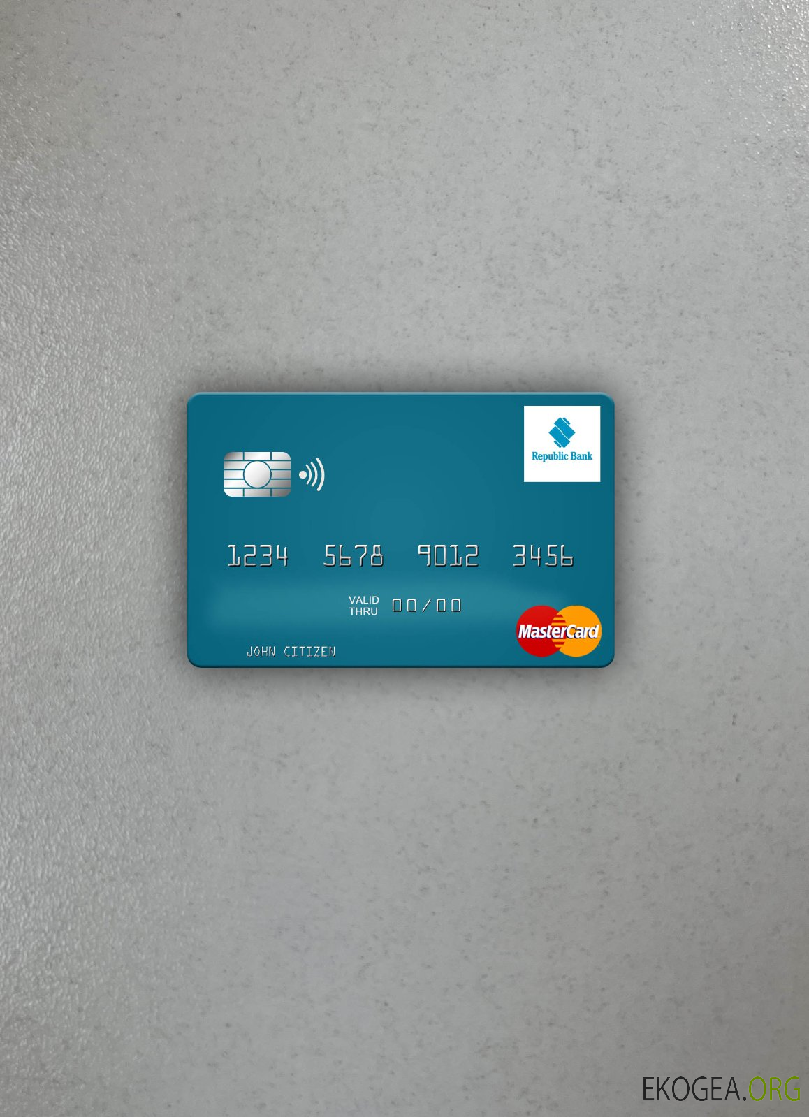 Grenade Republic Bank Grenade mastercard photolook recto